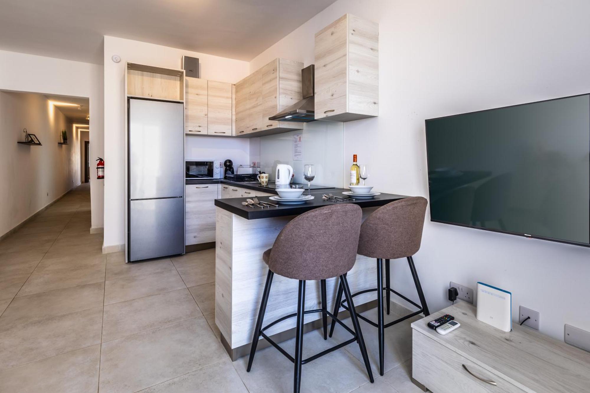 Kunsu'S Apartment 5 Min Walk From St Julians San Gwann Luaran gambar